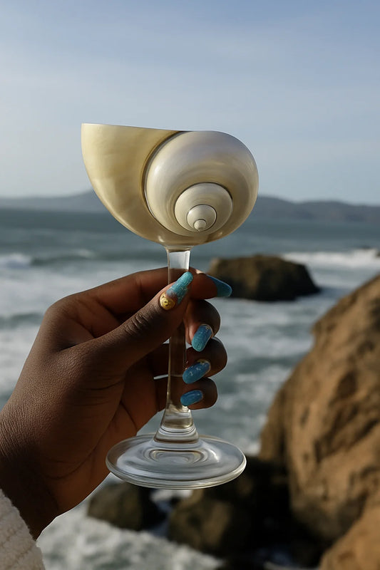 The Mermaid Champagne Glass