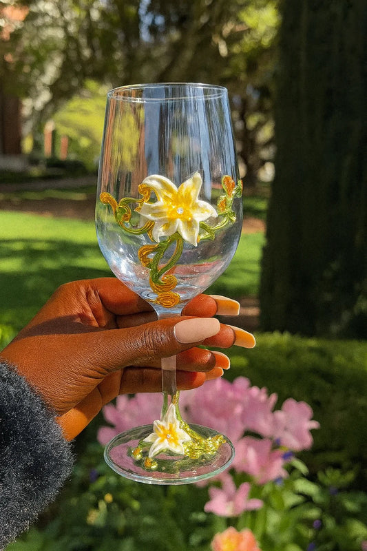 Frog Princess Champagne Glass